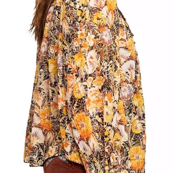 Free People Multicolor Floral Blouse - Picture 6 of 11